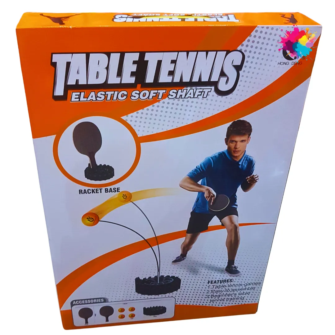Elastic Soft Shaft Table Tennis Training Set | Indoor Ping Pong Practice Kit | Ages 6 