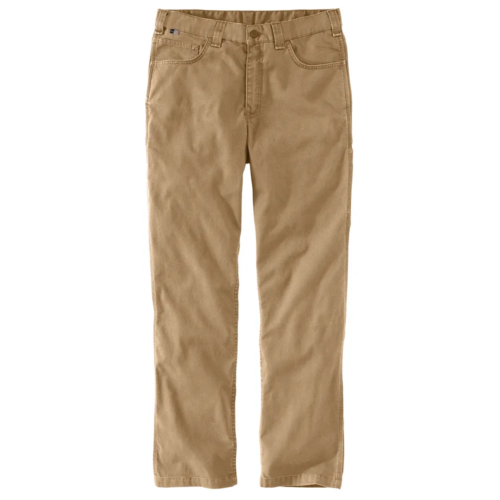 FR RUGGED FLEX RELAXED FIT WORK PANT - DKH-Dark Khaki | Carhartt 104204