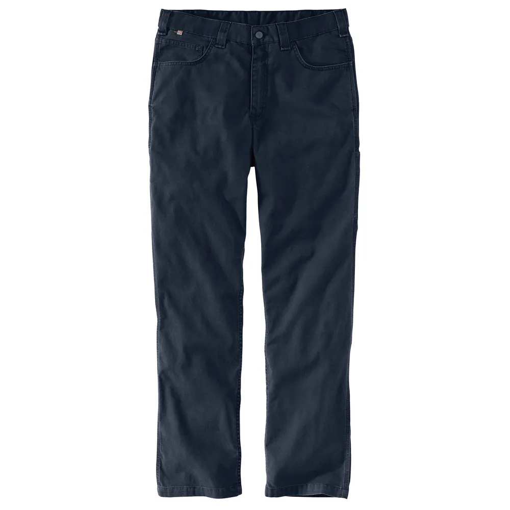 FR RUGGED FLEX RELAXED FIT WORK PANT - I26-Navy | Carhartt 104204