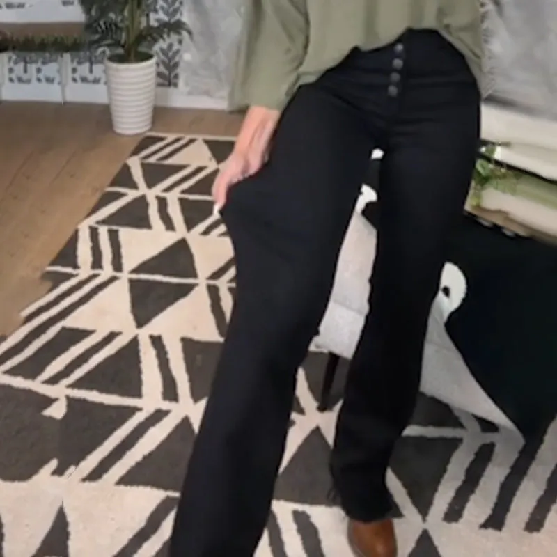 🎁Hot Sale 50% OFF👖Mid Rise Button Fly Bootcut Jeans