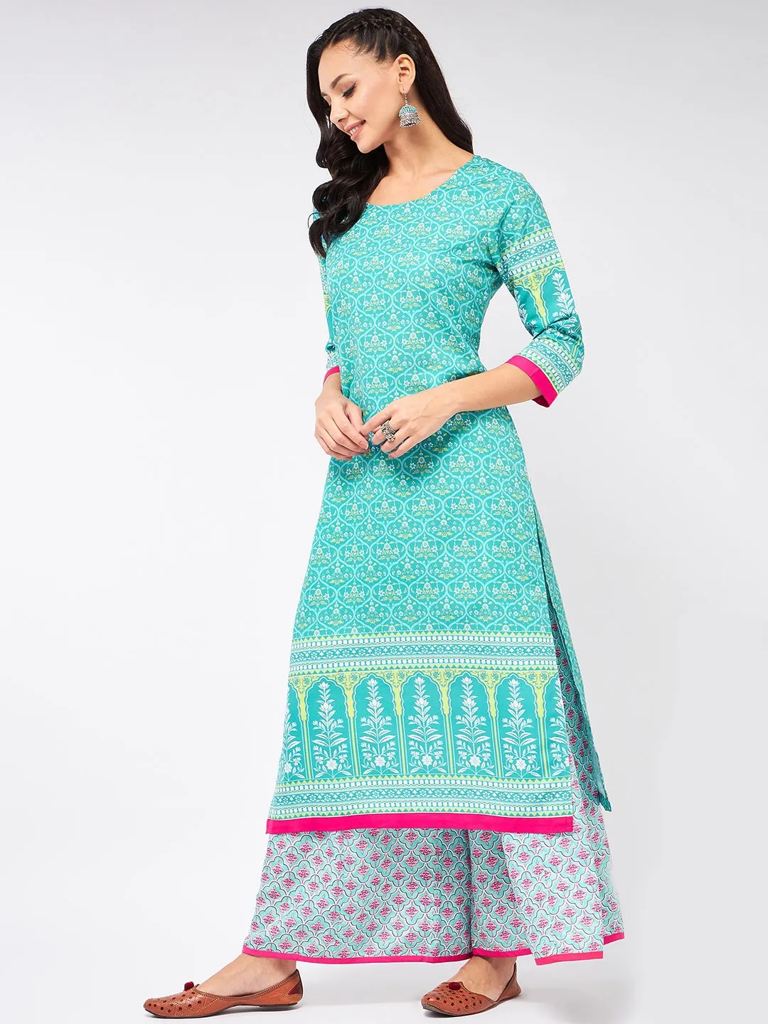 Jaipur Haat Placement Allover Kurta
