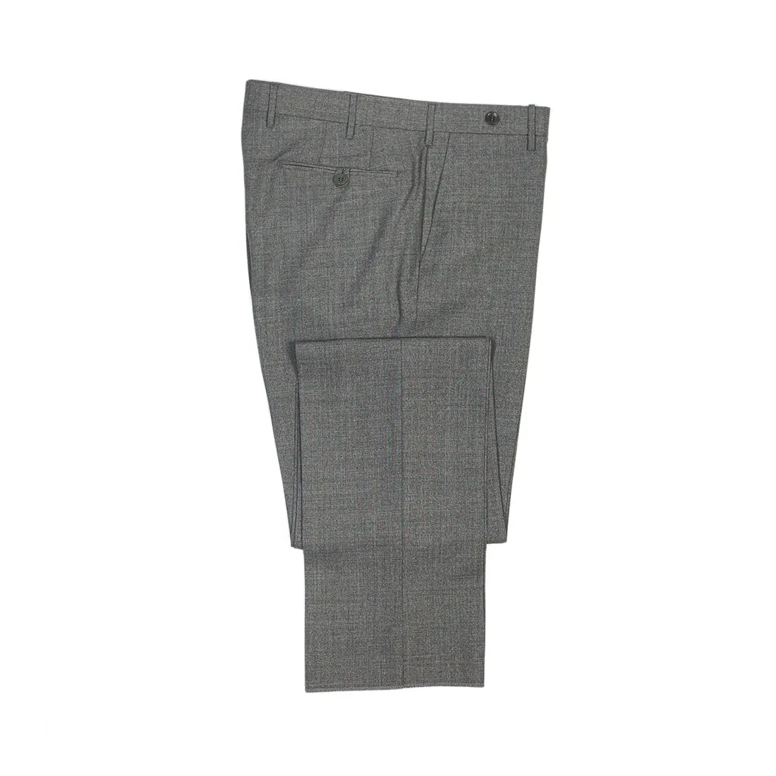 Lightweight "fresco" wool trousers, Medium grey (restock)