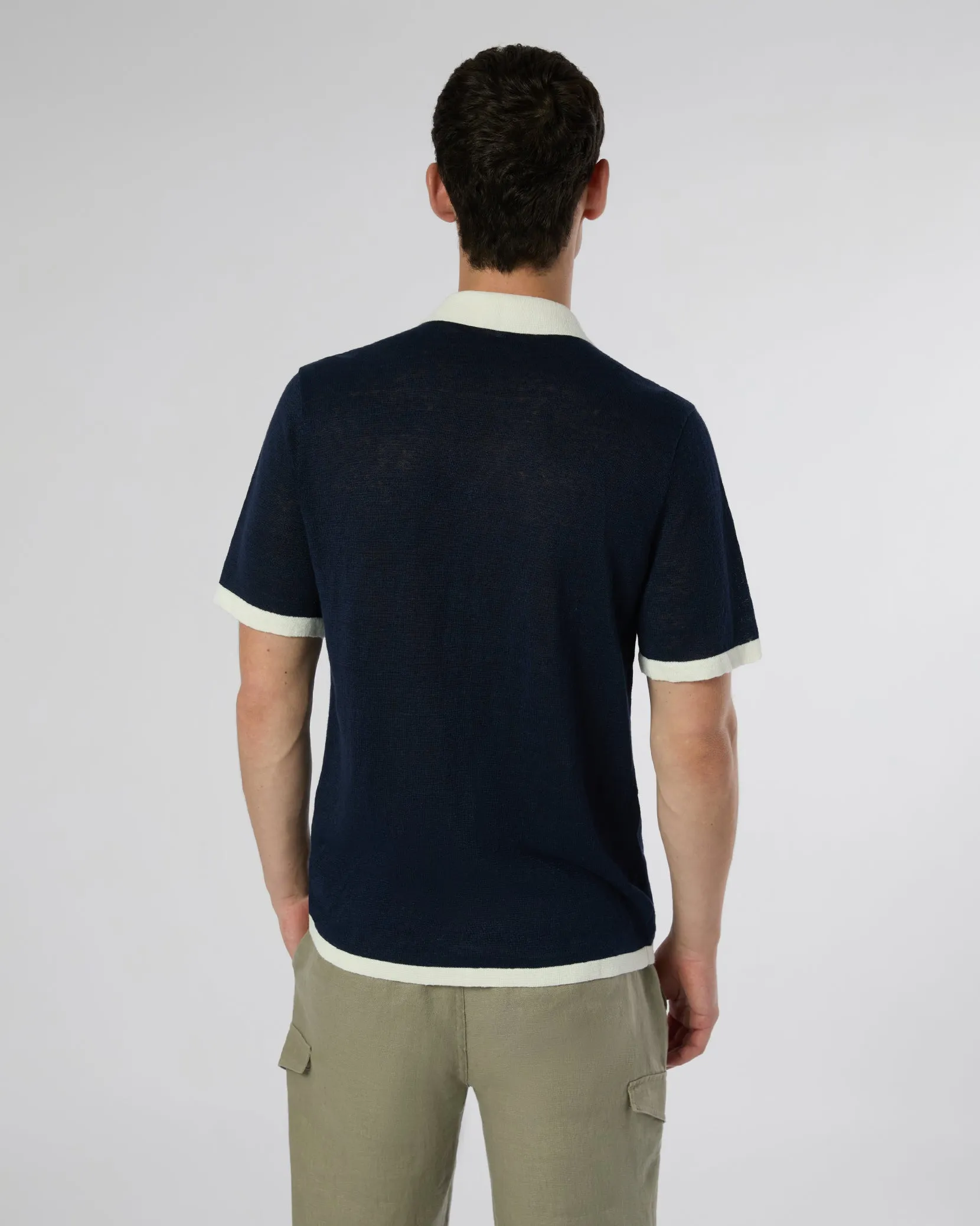 Linen Knit Camp Shirt