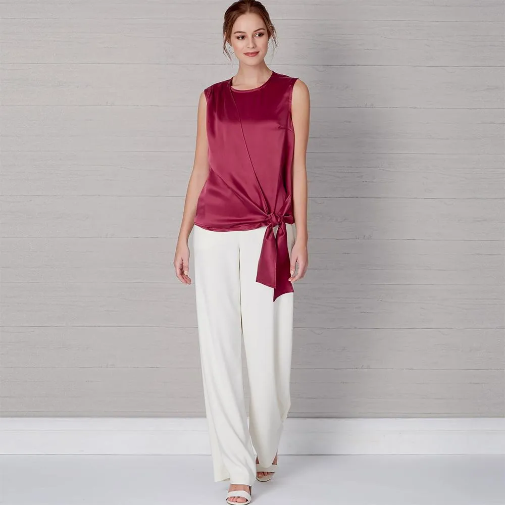 Newlook Pattern N6662 Misses' Drape Top & Wide Leg Pants