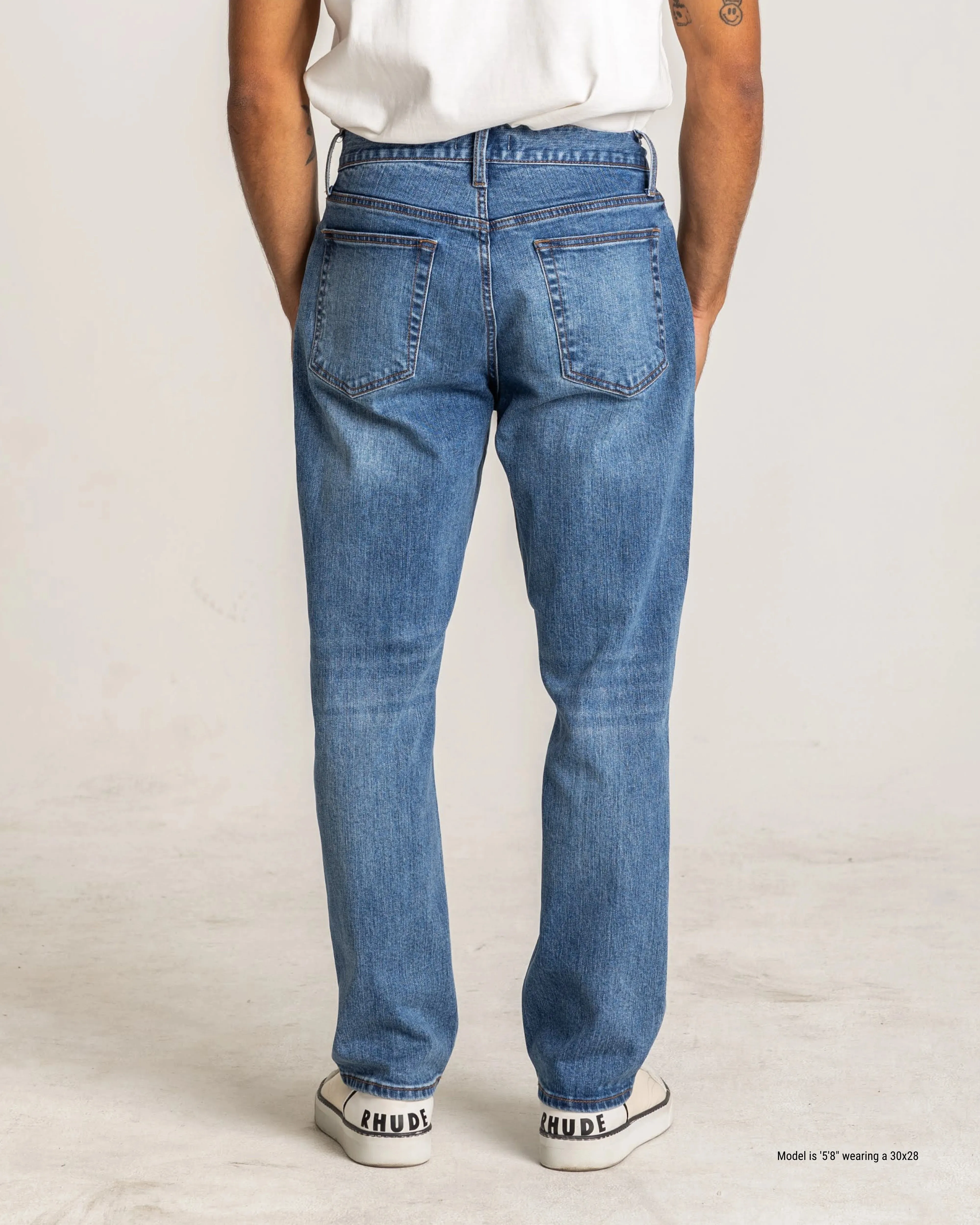 Straight Fit Jeans for Shorter Men