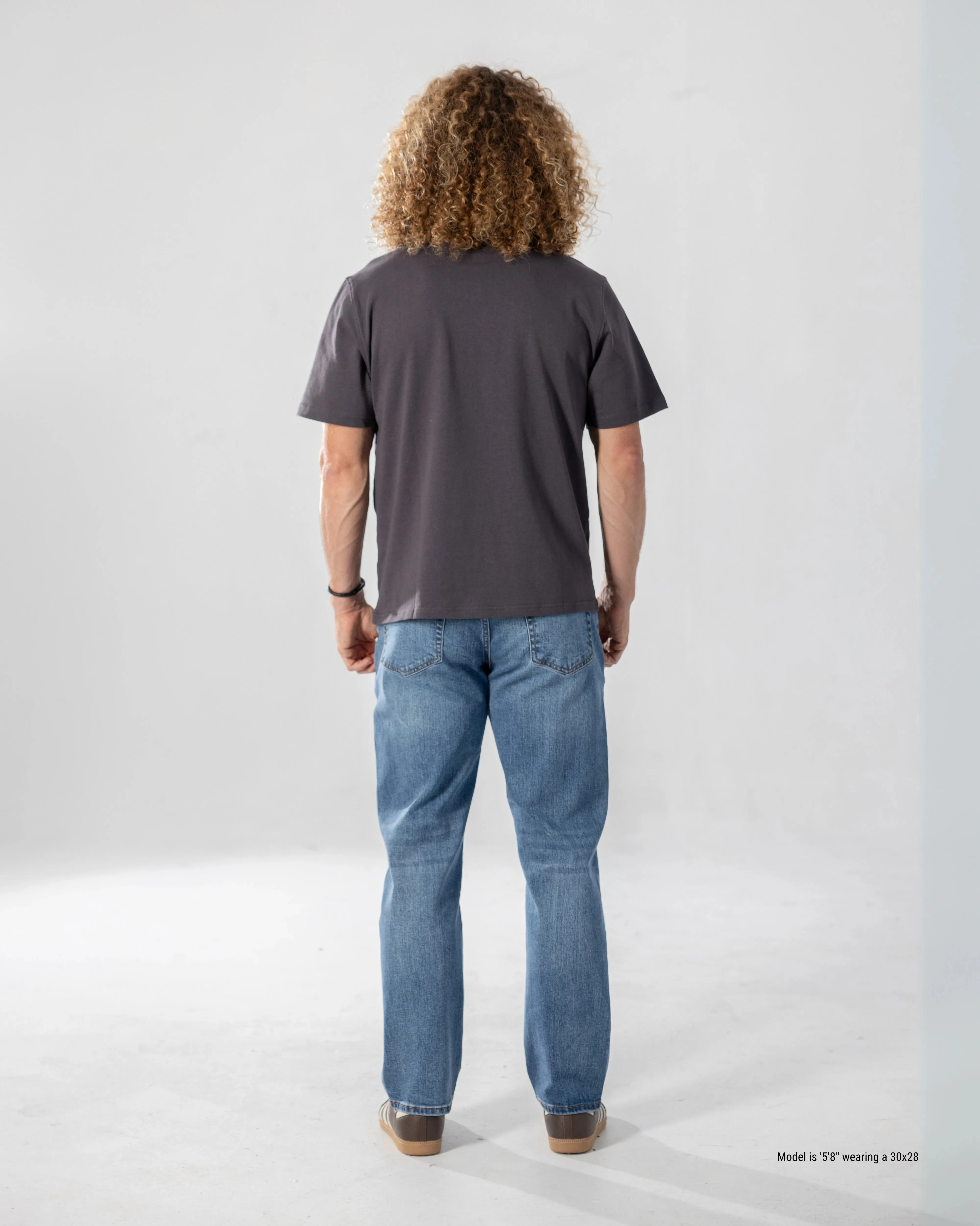 Straight Fit Jeans for Shorter Men