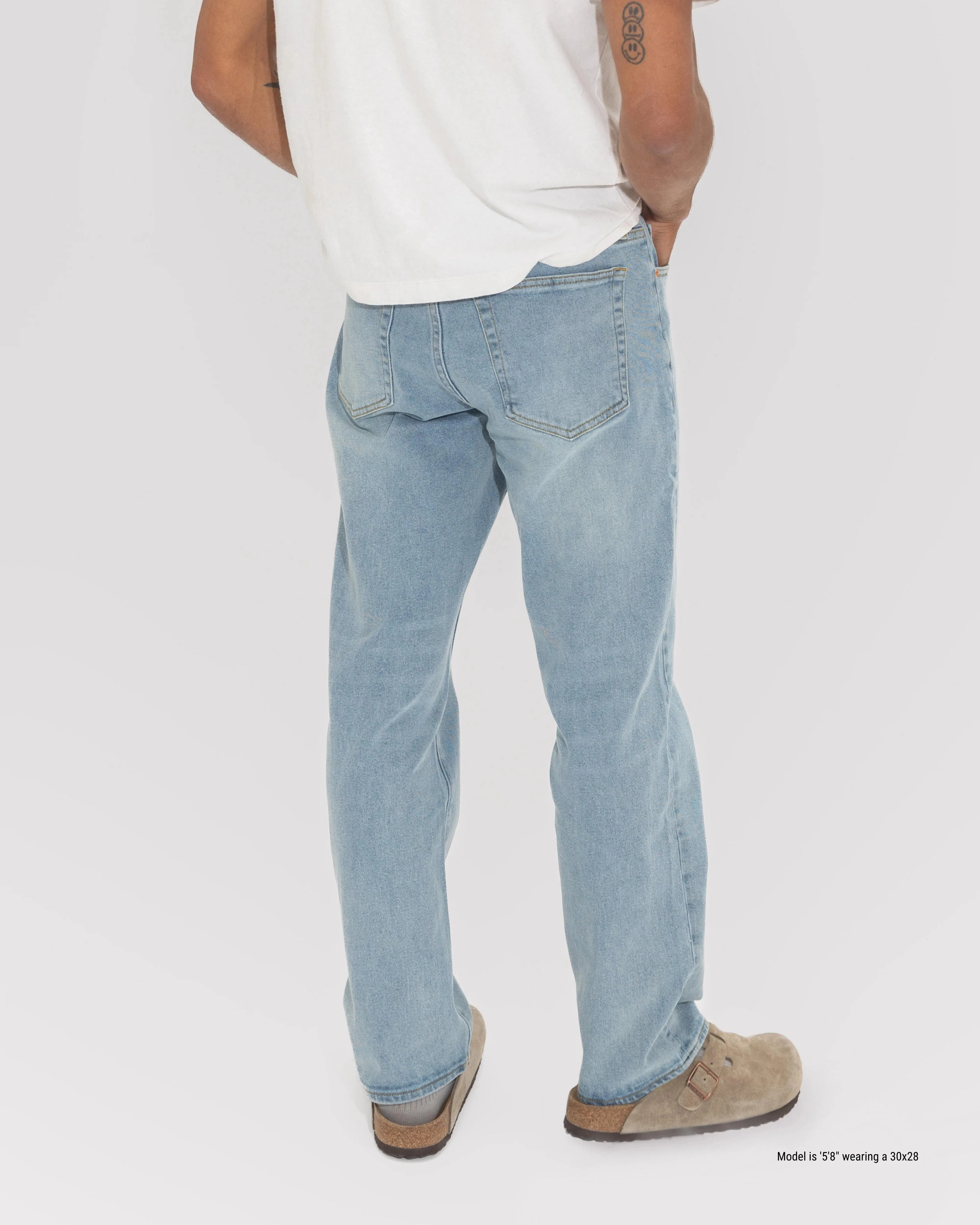 Straight Fit Jeans for Shorter Men