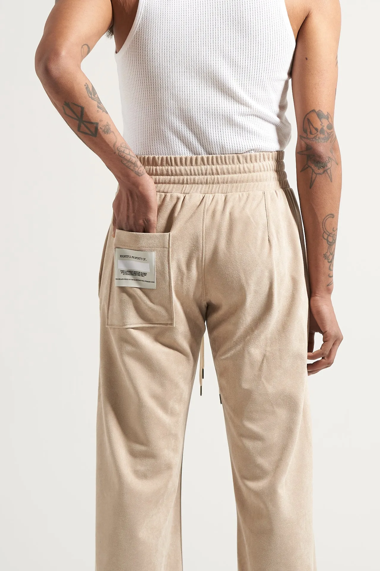 The Suede Twill Lounge Pant