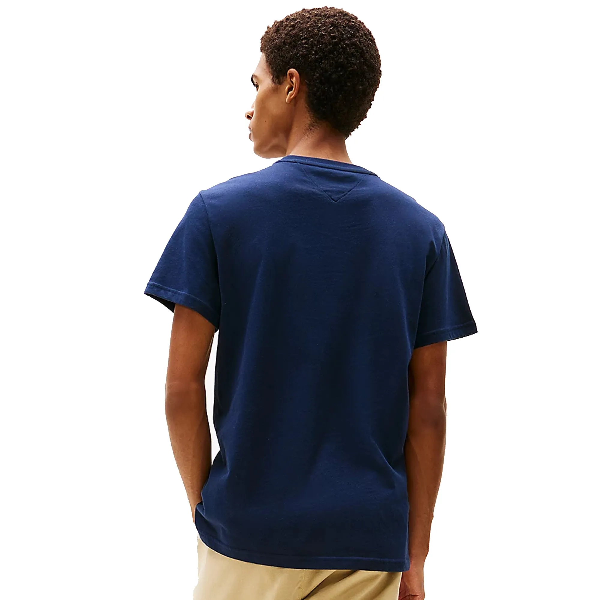 Tommy Jeans 2 Pack Slim T-Shirts Ecru/Dark Night Navy