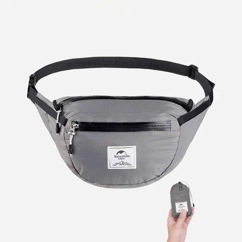 Unisex Foldable Portable Fanny Bag Waist Pack Lightweight for Outdoors Sports