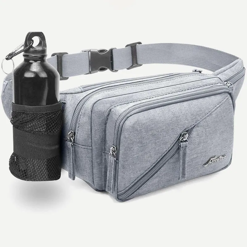 Unisex Waist Bag Lightweight Multi Pocket Chest Bag Crossbody Bag